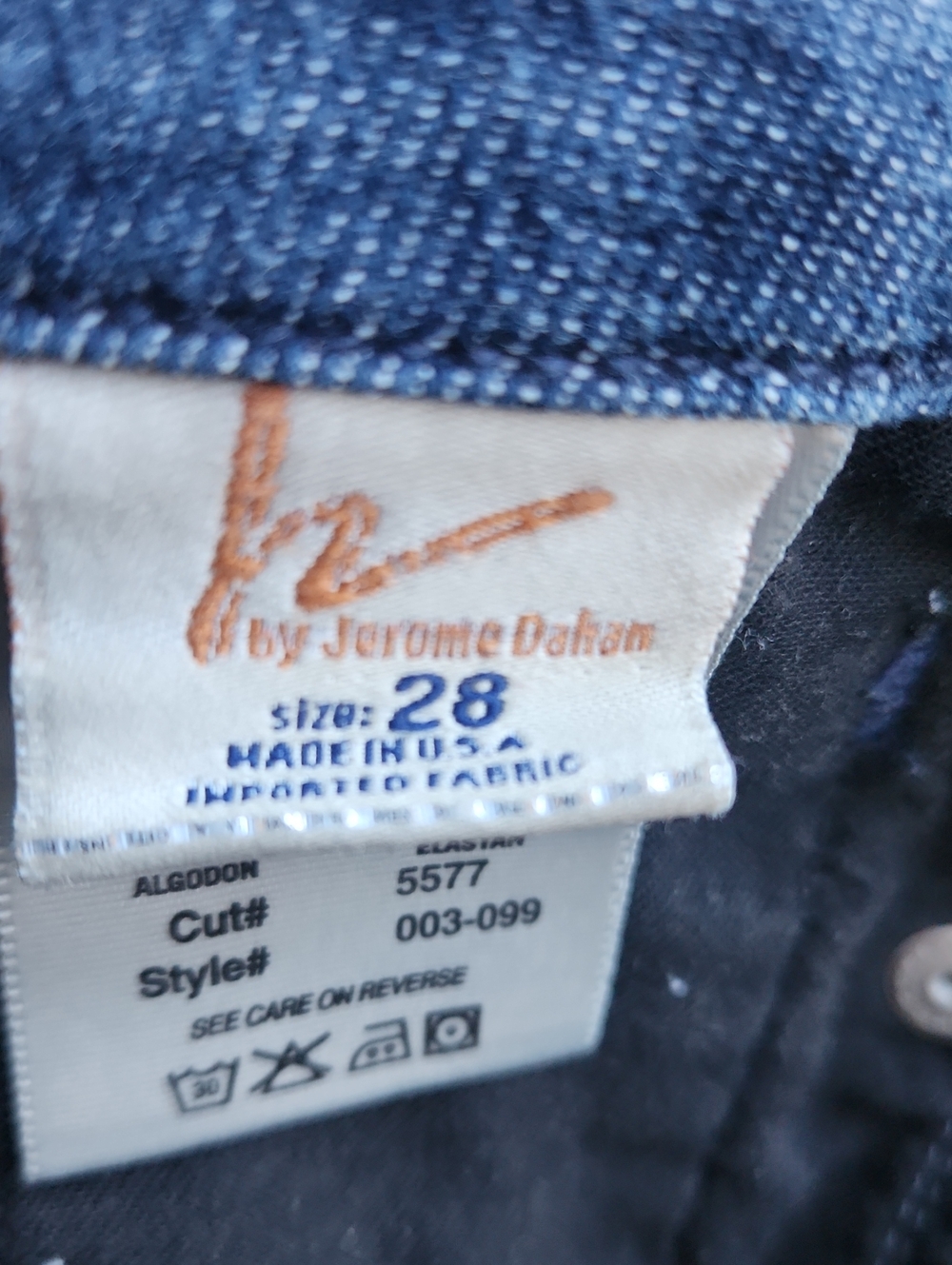 Citizens Of Humanity Faye #003 Low Waist Full Leg Dark Wash Jeans Size 28 - Picture 8 of 13